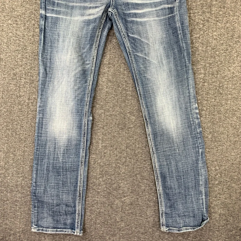 Salvage Supply Co Jeans Men 29S 29x30 Haovc Straight Slim Buckle Pants Stretch